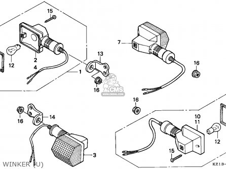 Honda Xr250r 1995 (s) Australia Parts Lists And Schematics