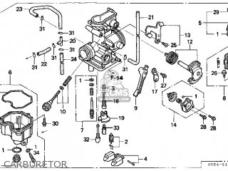 Honda XR250R 1996 (T) USA parts lists and schematics