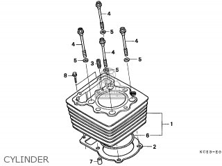 Honda XR250R 1999 (X) CANADA / REF parts lists and schematics