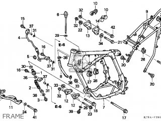 Honda XR250R 1999 (X) USA parts lists and schematics