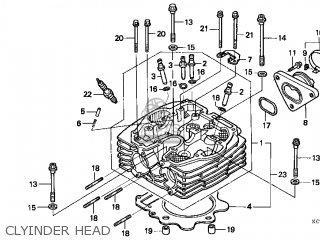 Honda XR250R 2003 (3) USA parts lists and schematics