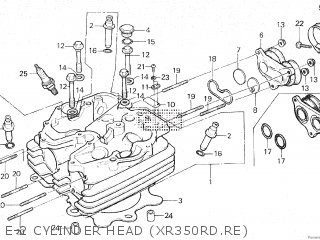 Honda Xr350r 1983 (d) Parts Lists And Schematics