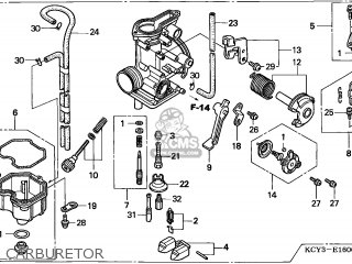 Honda XR400R 2003 (3) GENERAL EXPORT parts lists and schematics