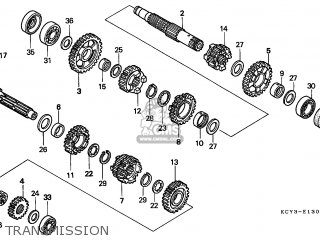 Honda XR400R 2003 (3) GENERAL EXPORT parts lists and schematics