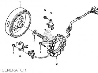Honda XR400R 2004 (4) USA parts lists and schematics