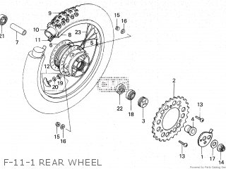 Honda XR500R 1982 (C) parts lists and schematics