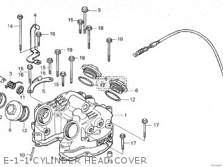 Honda Xr500R 1983 (D) Parts Lists And Schematics