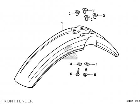 Honda XR600R 1985 (F) AUSTRALIA parts lists and schematics