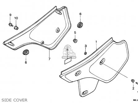 Honda Xr600r 1986 (g) Australia Parts Lists And Schematics