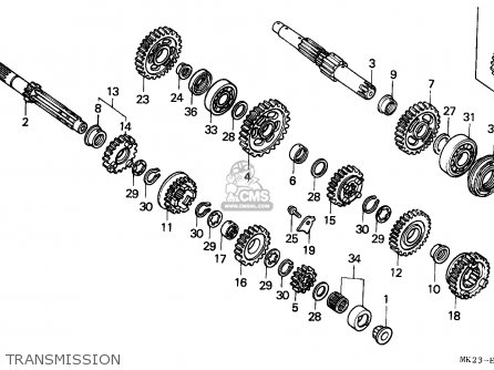 Honda XR600R 1986 (G) AUSTRALIA parts lists and schematics