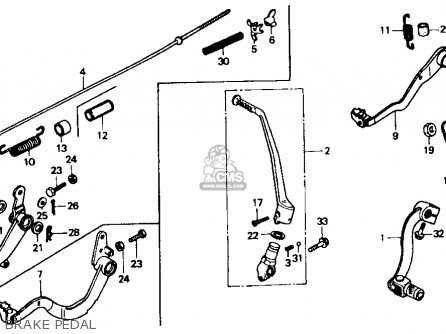 Honda XR600R 1989 (K) USA parts lists and schematics