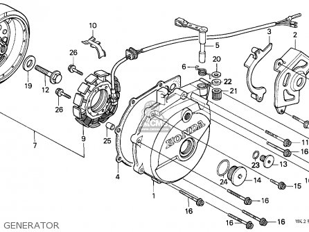 Honda XR600R 1992 (N) EUROPEAN DIRECT SALES parts lists and schematics