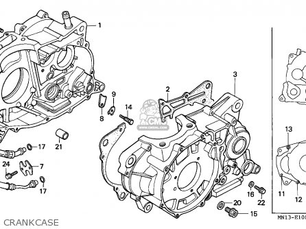 Honda XR600R 1998 (W) EUROPEAN DIRECT SALES / MK parts lists and schematics