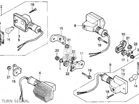 Honda XR650L 1993 (P) USA parts lists and schematics