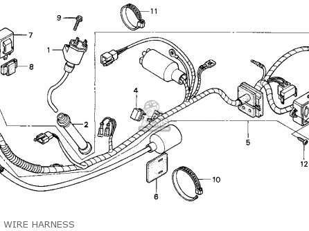 Honda XR650L 1995 (S) USA parts lists and schematics