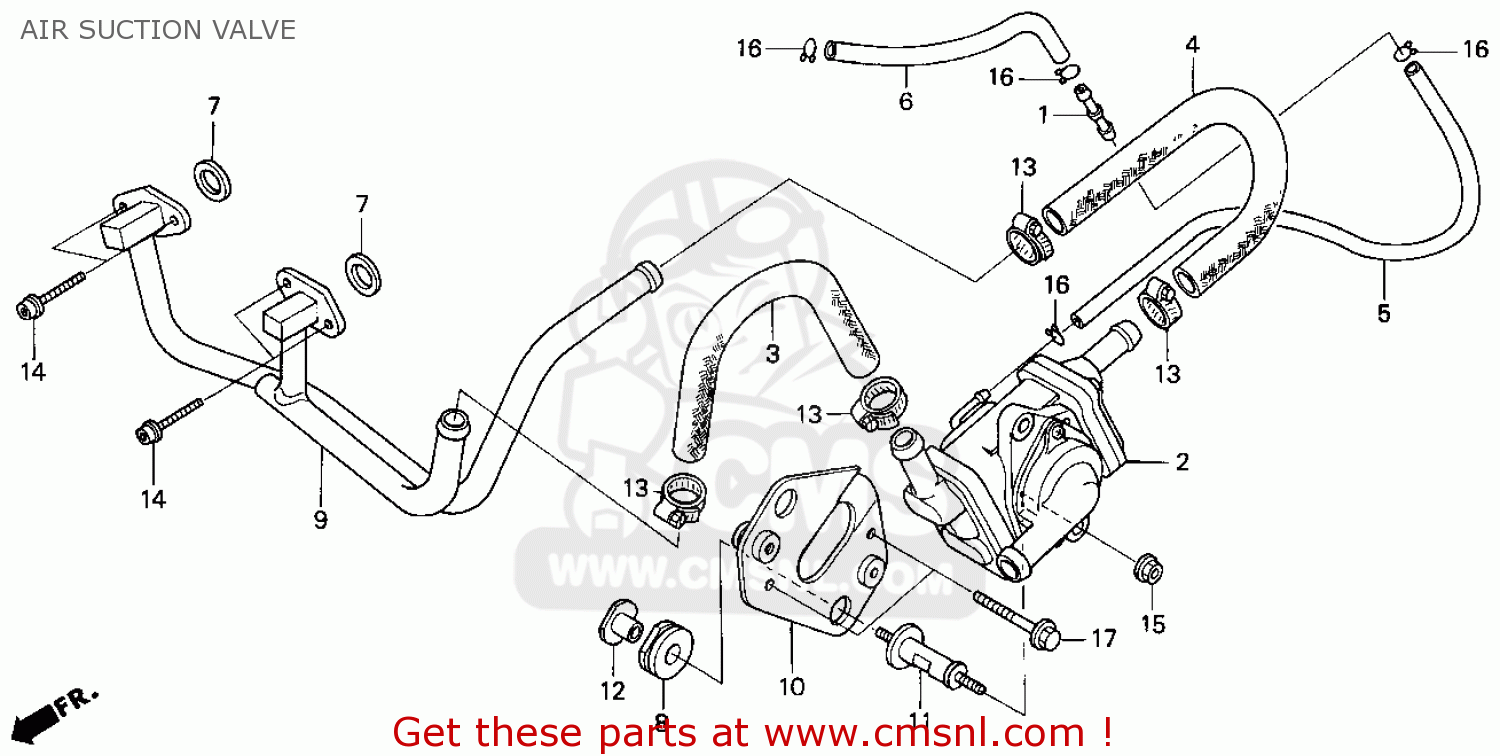 Honda XR650L 1998 (W) USA parts lists and schematics
