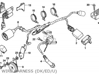 Honda XR650R 2005 (5) EUROPEAN DIRECT SALES parts lists and schematics