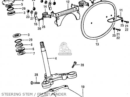 Honda XR75 1976 USA parts lists and schematics  Wiring Diagram For 75 Xr75 Honda    Cmsnl.com