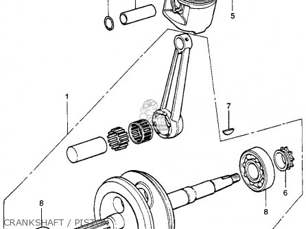 Honda XR75 K0 1973 USA parts lists and schematics