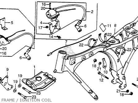 Honda XR80 1980 (A) USA parts lists and schematics