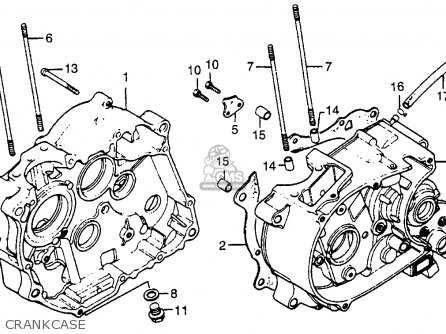 Honda XR80 1983 (D) USA parts lists and schematics