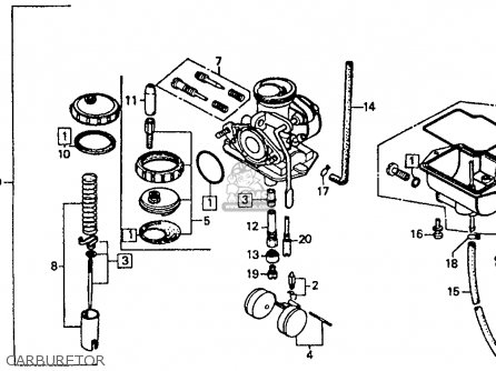 Honda XR80R 1986 (G) USA parts lists and schematics