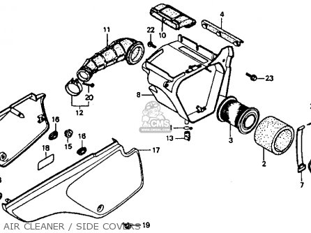 Honda XR80R 1994 (R) USA parts lists and schematics