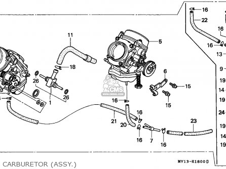 Honda XRV750 AFRICA TWIN 1994 (R) ENGLAND parts lists and schematics