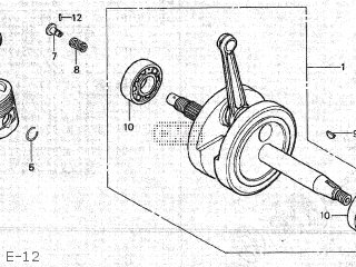Honda XZ100 2006 (6) JAPAN HC07-130 parts lists and schematics