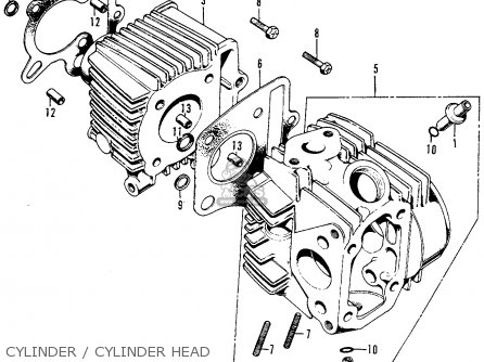 Honda Z50A MINI TRAIL K9 1978 USA parts lists and schematics