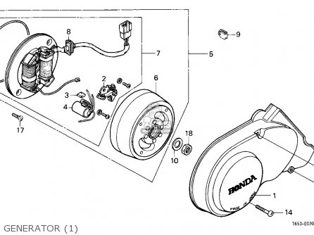 Honda Z50J MONKEY 1985 (F) GERMANY parts lists and schematics