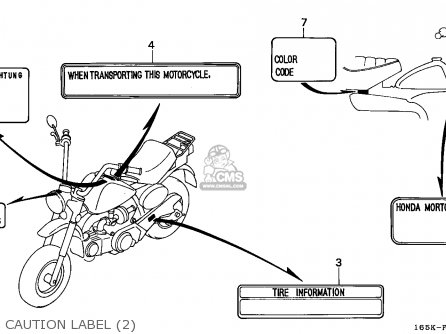 Honda Z50J MONKEY 1992 (N) GENERAL EXPORT KPH CSW parts lists and