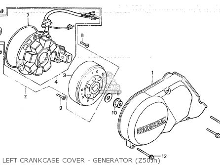 Honda Z50JH MONKEY FINLAND parts lists and schematics