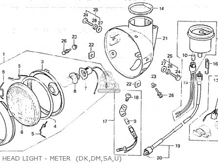 Honda Z50JZ MONKEY SOUTH AFRICA parts lists and schematics