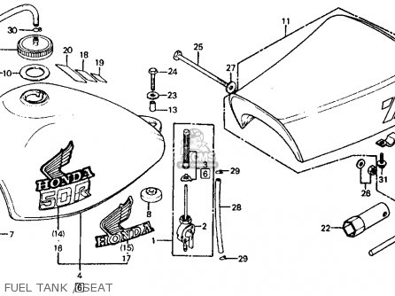 Honda Z50R 1982 (C) USA parts lists and schematics
