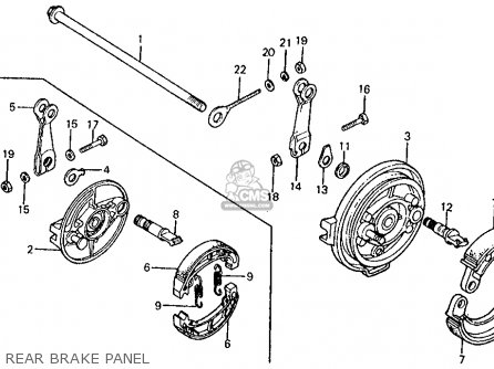 Honda Z50R 1982 (C) USA parts lists and schematics