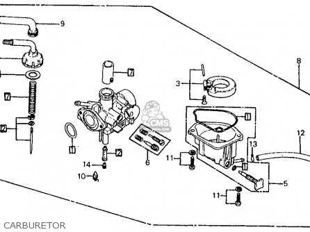 Honda Z50R 1984 (E) USA parts lists and schematics