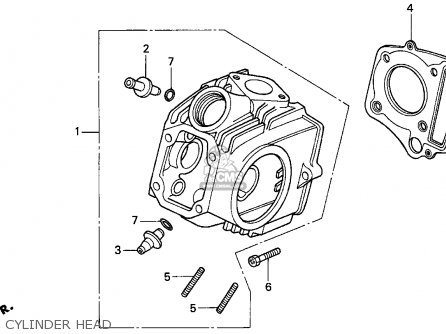 Honda Z50R 1998 (W) USA parts lists and schematics