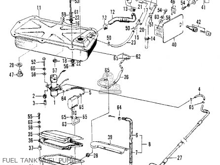 Honda Z600 COUPE 1971 2DR (KA) parts lists and schematics