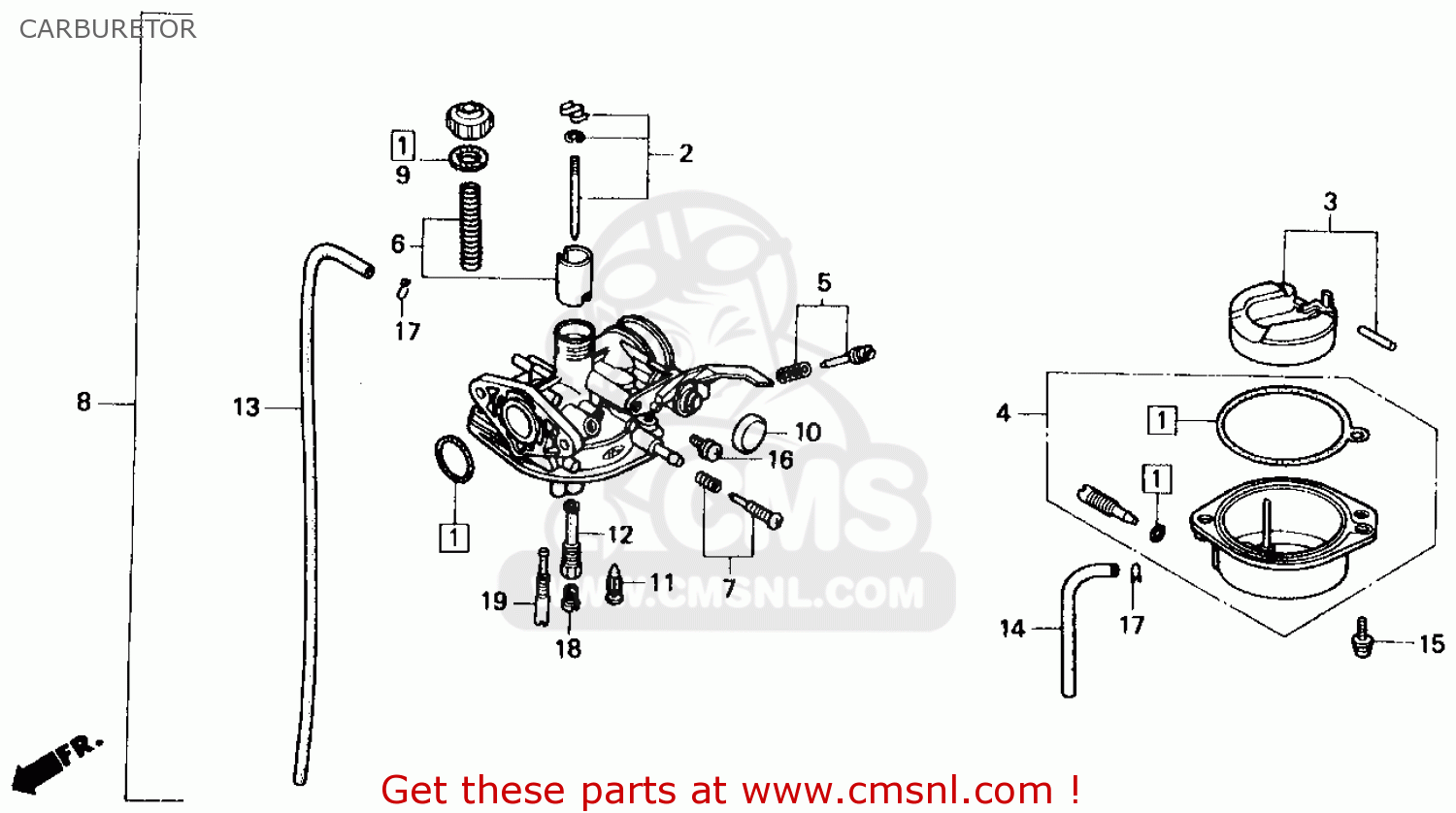 honda zb50 1988 (j) usa carburetor - schematic partsfiche honda zb50 1988 (j) usa carburetor - schematic partsfiche, Wiring diagram