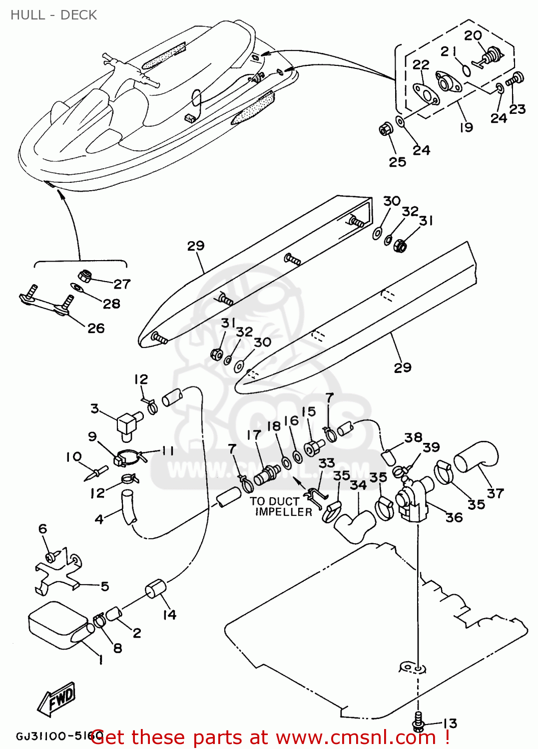 GJ36883M00 Stabilizer Yamaha buy the GJ36883M00 at CMSNL