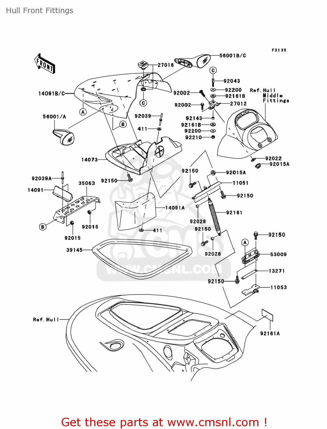 Kawasaki HOOK 270123841 Kawasaki HOOK 270123841