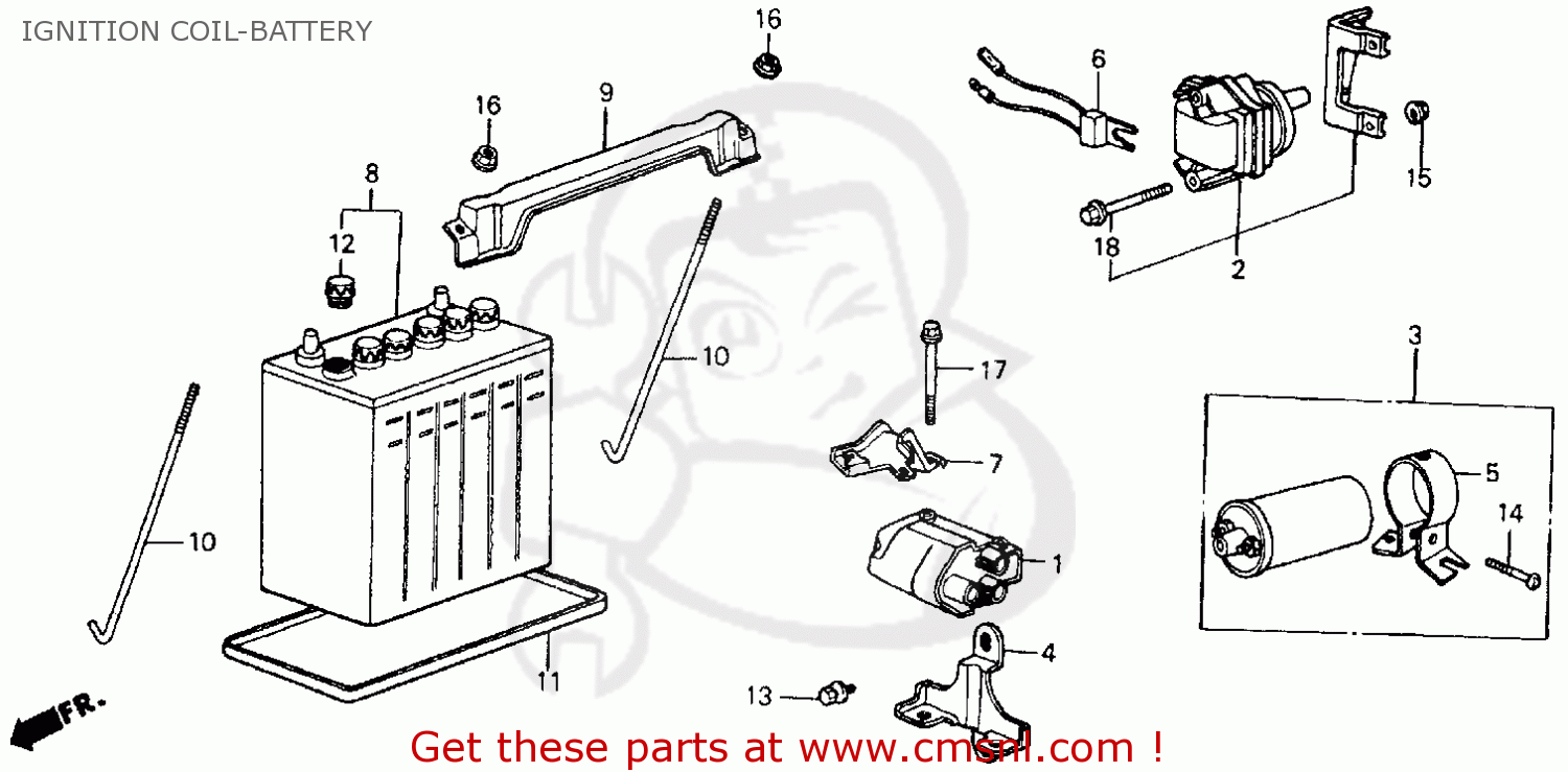 30501SB3000 Brkt, Ignition Coil Honda buy the 30501SB3000 at CMSNL