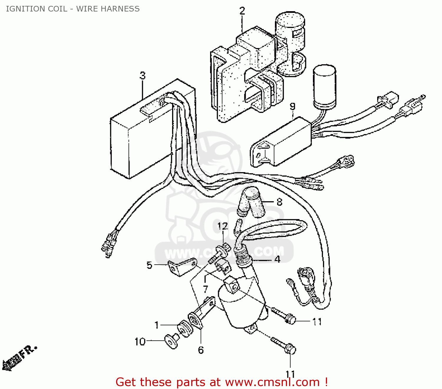 30500NN3003 Coil Comp., Ignition Honda buy the 30500NN3003 at CMSNL