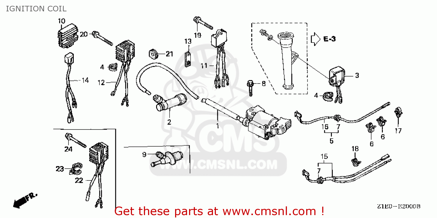 Honda COIL ASSY,IGN 30500Z1E003 Honda COIL ASSY,IGN 30500Z1E003