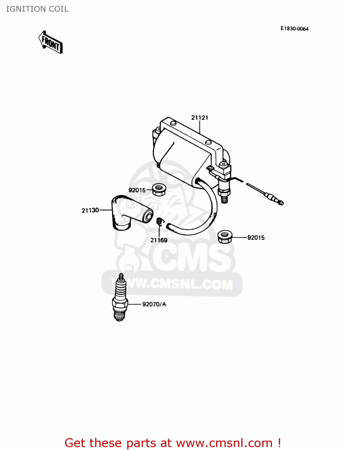 21129008 Coil,ignition Kawasaki buy the 21129008 at CMSNL