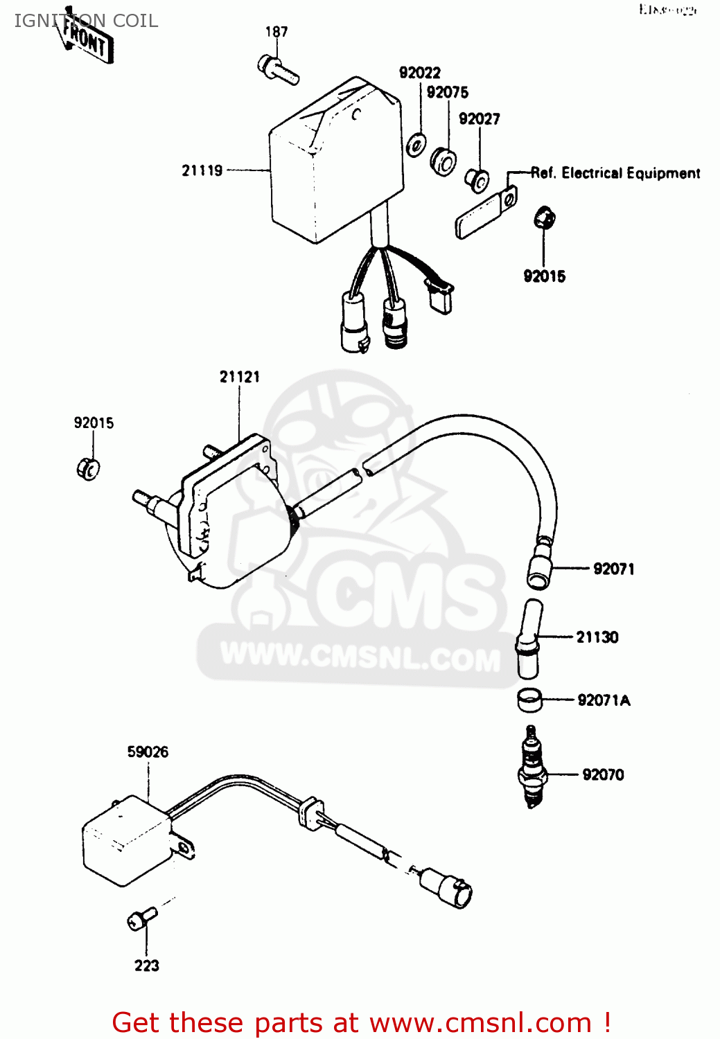 211191152 Igniter Kawasaki buy the 211191152 at CMSNL
