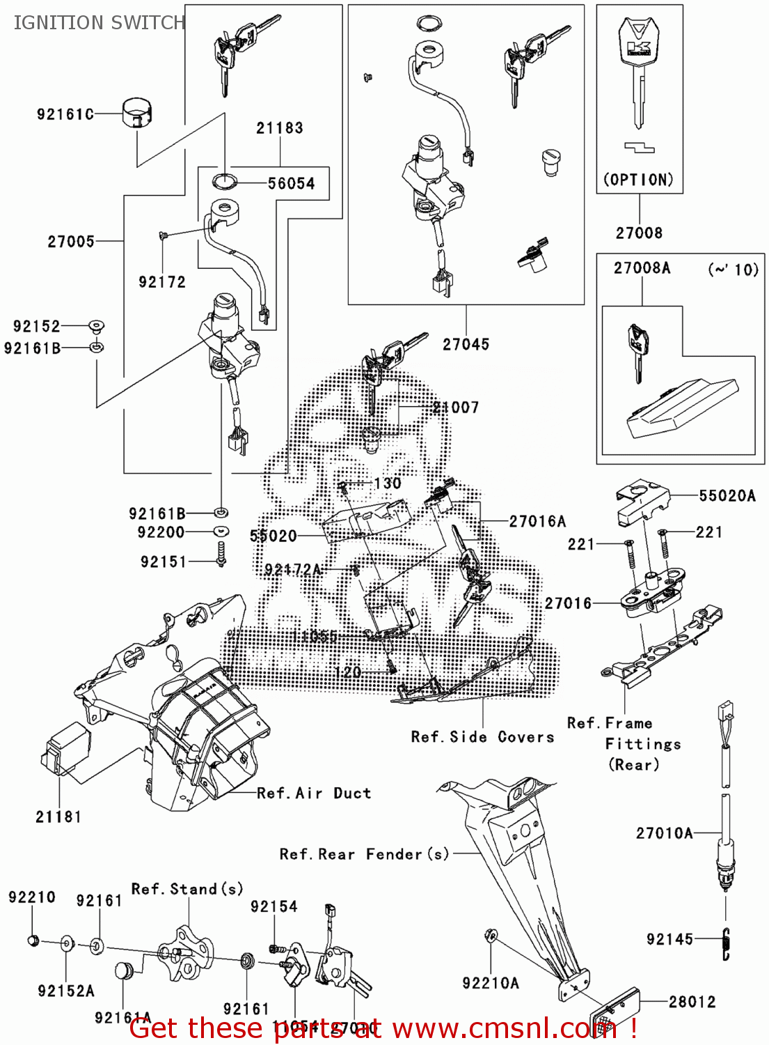 270085058 Master Key Set(blank) Kawasaki buy the 270085058 at CMSNL