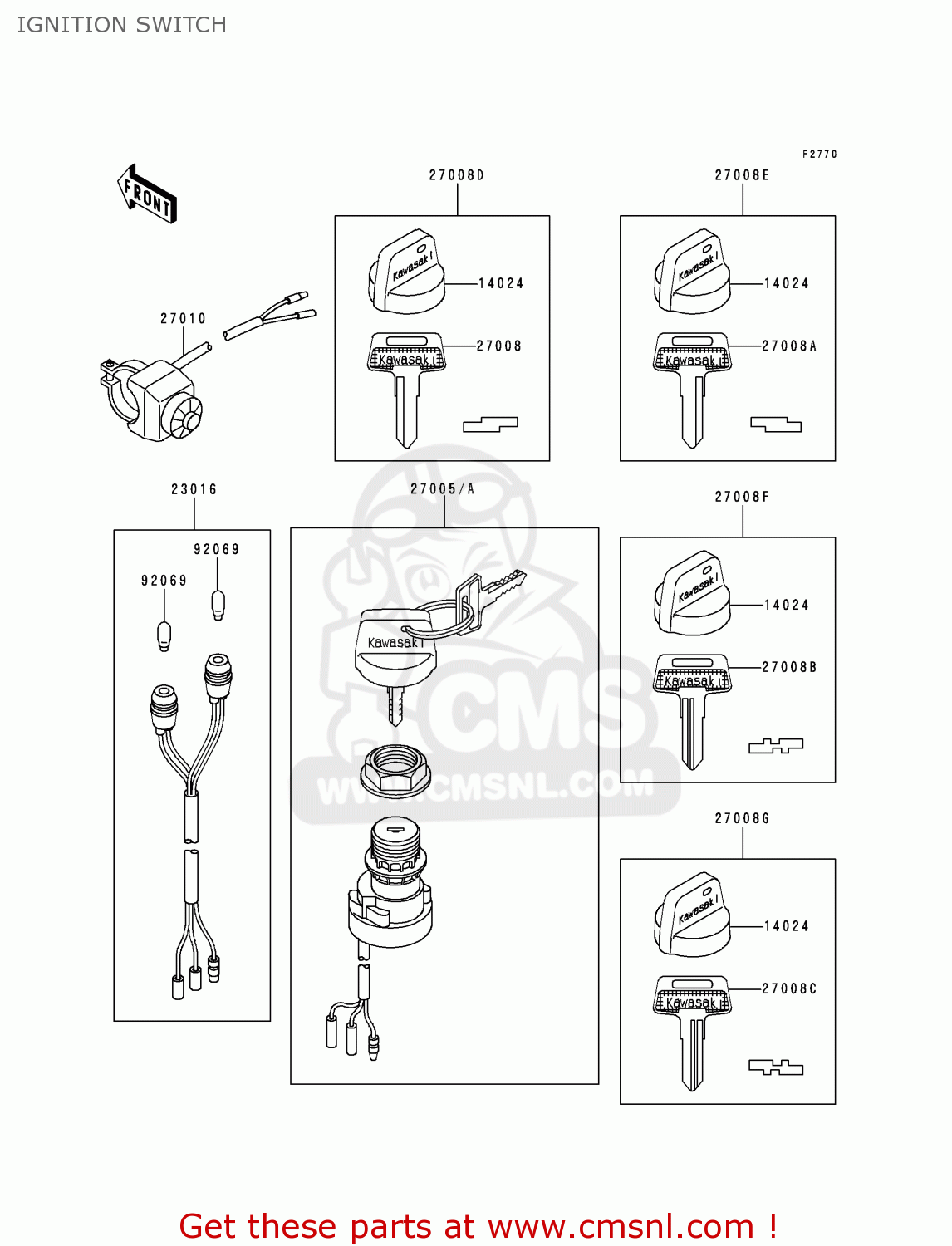 270051202 Switch Assy Ignition Kawasaki buy the 270051202 at CMSNL