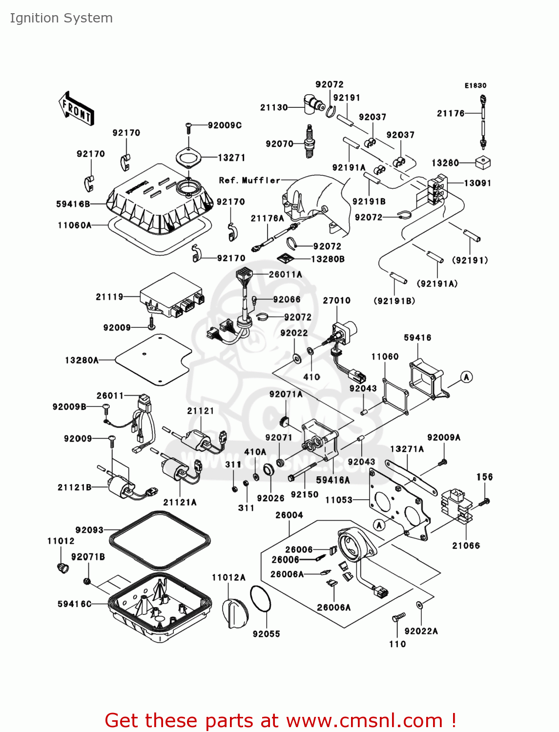 211193765 Igniter Kawasaki buy the 211193765 at CMSNL